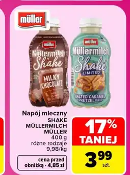 Carrefour Market Shake mleczny Müller oferta