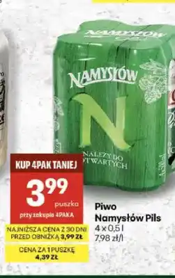 Delikatesy Centrum Piwo Namysłów Pils 4-pak oferta