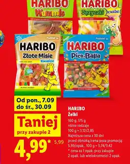 Lidl Żelki Haribo oferta