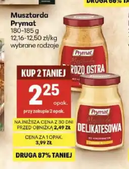 Delikatesy Centrum Musztarda Prymat bardzo ostra oferta