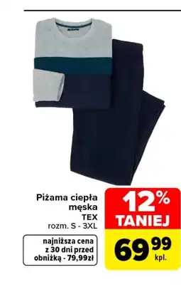 Carrefour Piżama męska TEX oferta