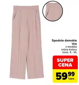 Carrefour Spodnie damskie TEX oferta