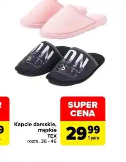 Carrefour Kapcie TEX oferta