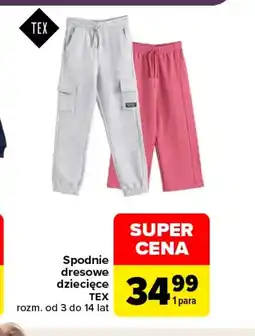 Carrefour Spodnie dresowe TEX oferta