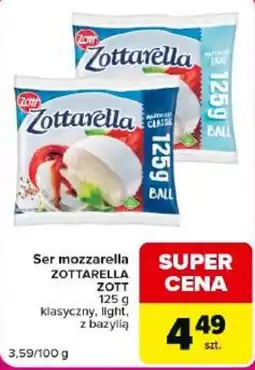 Carrefour Market Ser mozzarella ZOTTARELLA ZOTT oferta