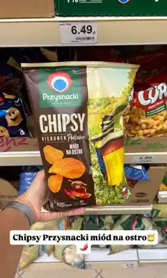 Dino Chipsy Przysnacki Kierunek Podlasie Miód na ostro oferta