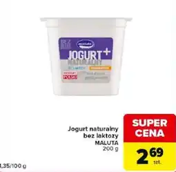 Carrefour Market Jogurt naturalny bez laktozy MALUTA oferta