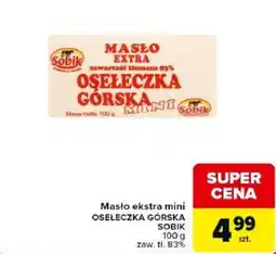 Carrefour Market Masło ekstra mini OSELE CZKA GÓRSKA SOBIK oferta