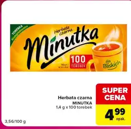 Carrefour Market Czarna torebka Minutka oferta