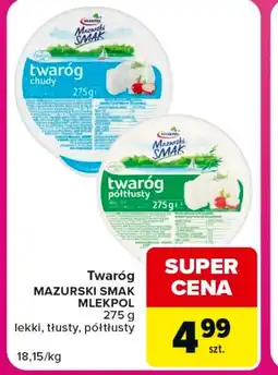 Carrefour Market Twaróg Mlekpol oferta