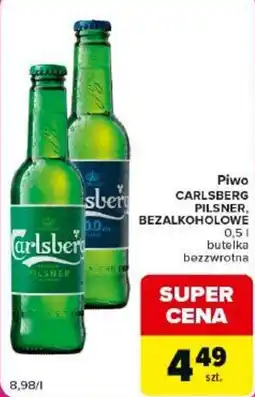 Carrefour Market Piwo Carlsberg Pilsner Bezalkoholowe oferta
