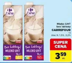 Carrefour Market Mleko UHT bez laktozy CARREFOUR oferta