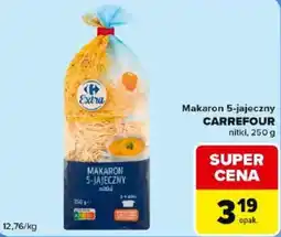 Carrefour Market Makaron 5-jajeczny Extra nitki oferta
