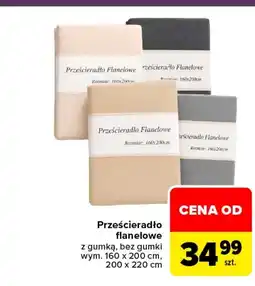 Carrefour Prześcieradło z gumką oferta