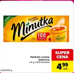 Carrefour Express Czarna torebka Minutka oferta