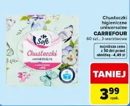 Carrefour Market Chusteczki higieniczne uniwersalne Soft oferta