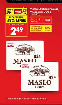 Biedronka Masło Z Polskiej Mleczarni oferta
