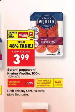 Biedronka Salami Kraina Wędlin oferta