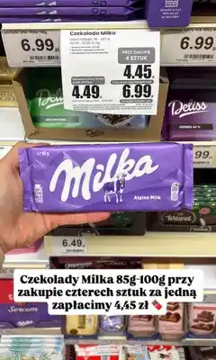 Dino Czekolada Milka Alpine Milk oferta