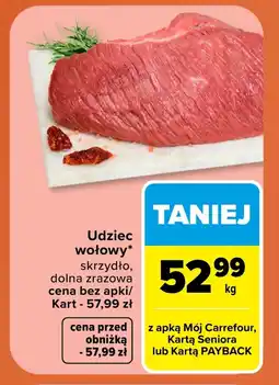 Carrefour Market Udziec wołowy Carrefour oferta