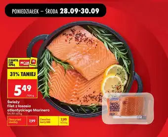 Biedronka Filet z łososia Marinero oferta