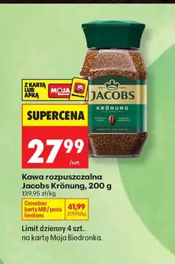 Biedronka Kawa rozpuszczalna Jacobs oferta