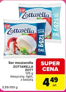 Carrefour Express Mozzarella Zott oferta