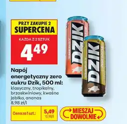 Biedronka Napój energetyczny Dzik oferta