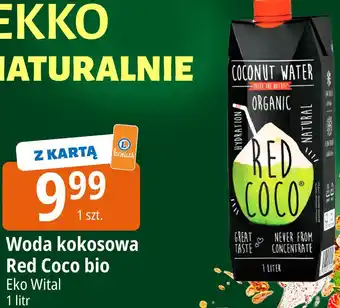 Woda kokosowa Red Coco bio Eko Wital