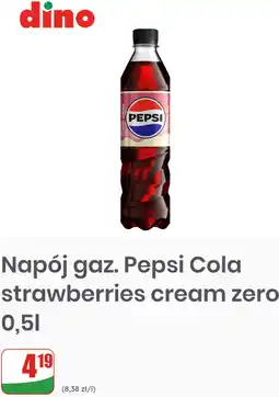 Dino Napój gazowany Pepsi Cola strawberries cream zero oferta