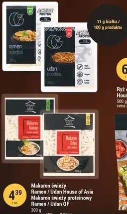 E.Leclerc Makaron świeży Ramen / Udon House of Asia / Makaron świeży proteinowy Ramen / Udon QF oferta