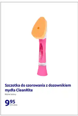 Action Szczotka do szorowania z dozownikiem mydła CleanRite oferta