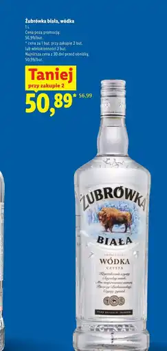 Lidl Wódka Żubrówka oferta