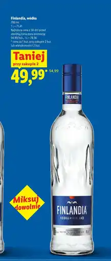 Lidl Wódka Finlandia oferta