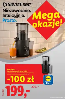 Lidl Wyciskarka wolnoobrotowa SilverCrest oferta