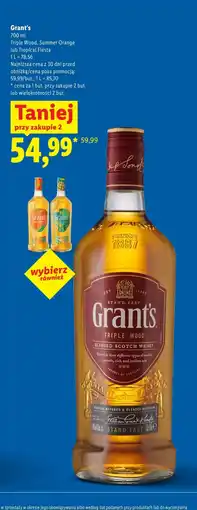 Lidl Whisky Grant's oferta