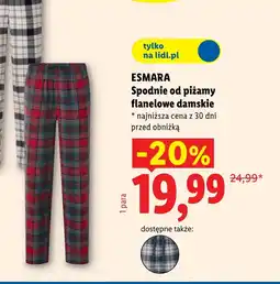 Lidl Spodnie od piżamy Esmara oferta