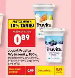 Biedronka Jogurt FruVita oferta