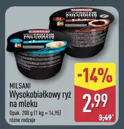 ALDI Ryż na mleku Milsani oferta
