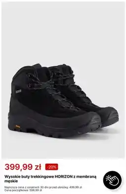 4F Wysokie buty trekkingowe Horizon z membraną męskie 4F oferta