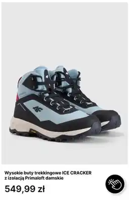 4F Wysokie buty trekkingowe Ice Cracker z izolacją Primaloft damskie 4F oferta