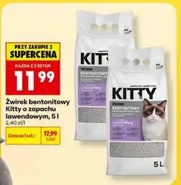 Biedronka Żwirek bentonitowy oferta