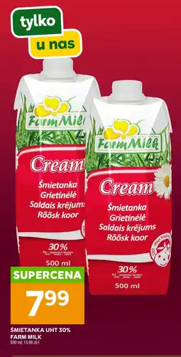 Stokrotka Śmietanka UHT 30% Farm Milk oferta
