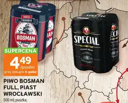 Stokrotka Piwo Bosman Full, Piast Wrocławski oferta