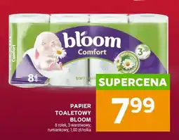Stokrotka Papier toaletowy Bloom 3-warstwowy rumiankowy 8-pak oferta