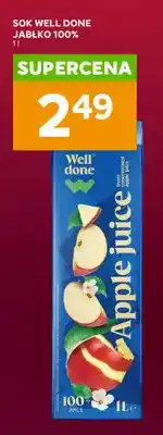 Stokrotka Sok Well Done jabłko 100% oferta