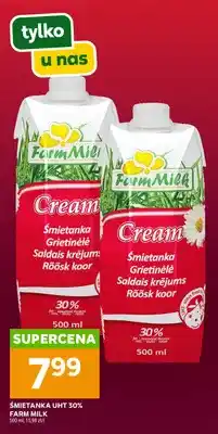 Stokrotka Śmietanka UHT Farm Milk 30% oferta