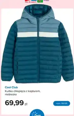 Smyk Kurtka chłopięca z kapturem niebieska Cool Club oferta
