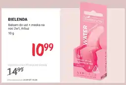 Rossmann Balsam do ust + maska na noc 2w1 arbuz Bielenda oferta