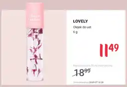 Rossmann Olejek do ust Lovely oferta
